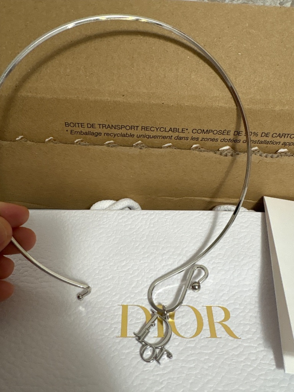 Dior Logo Charm choker - Picture 4 of 9